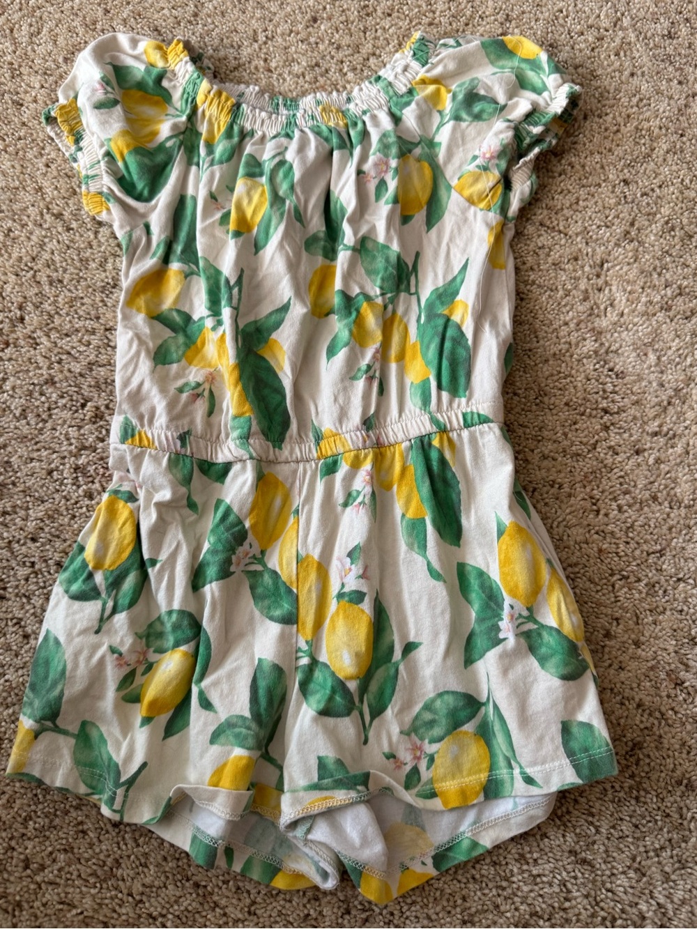Girls lemon 🍋 romper